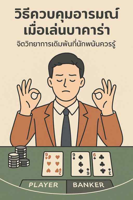 วิธีควบคุมอารมณ์เมื่อเล่นบาคาร่า จิตวิทยาการเดิมพันที่นักพนันควรรู้ cosmo365