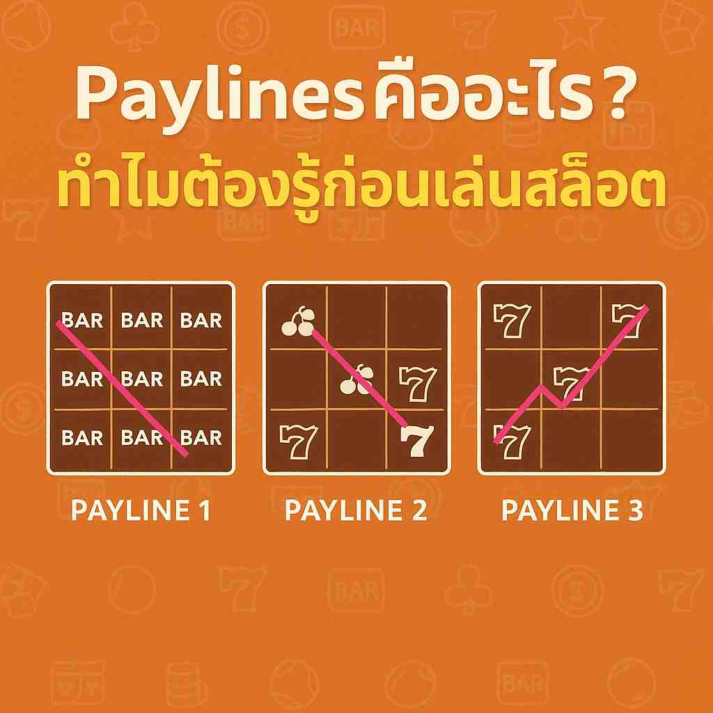 Paylines คืออะไร ทำไมต้องรู้ก่อนเล่นสล็อต-cosmo365